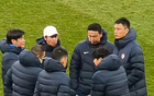 李霄鵬足協(xié)開會，朱慧謙代出席賽前發(fā)布會