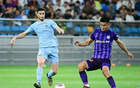 深圳新鵬城勝天津津門虎，杜加利奇頭球制勝。