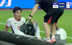 元敏誠傷勢無礙，16分鐘離場記者報道
